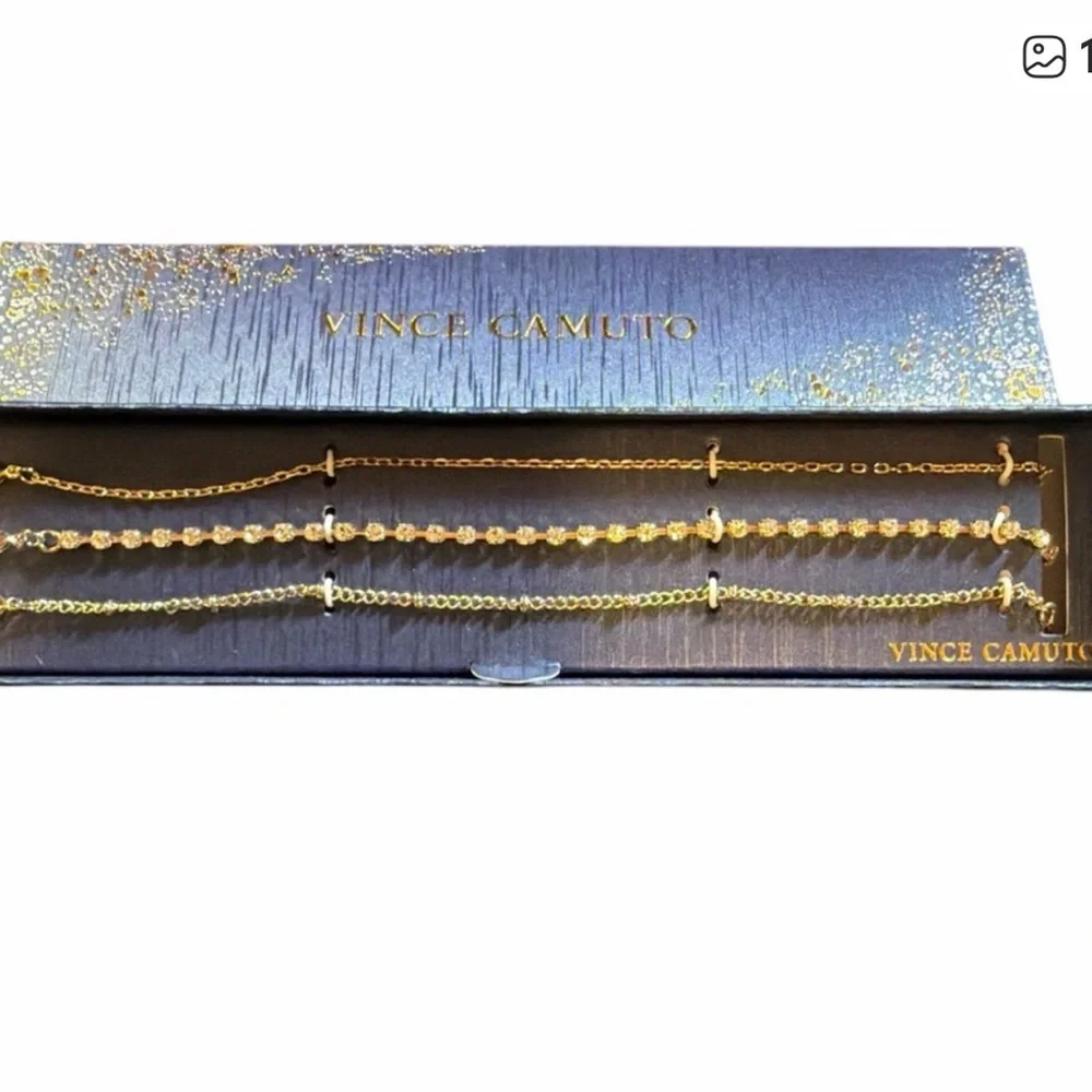 Vince Camuto Gold Bracelet Set - Picture 2 of 3